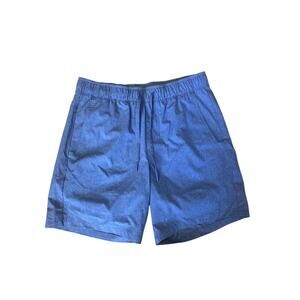 Eddie Bauer Gym Shorts Camping Hiking Mens Size Medium Wicking Performance Blue